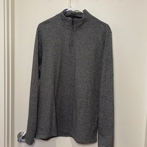 Banana Republic 1/4 Zip Sweater. Large standard fit. Gray heather